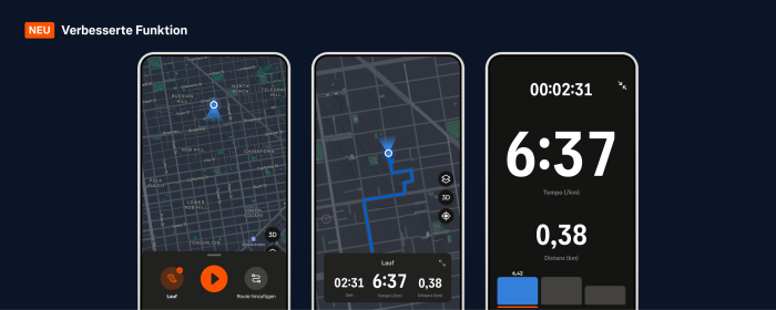 Neues Mobile Recording auf Strava (Bild: Strava)